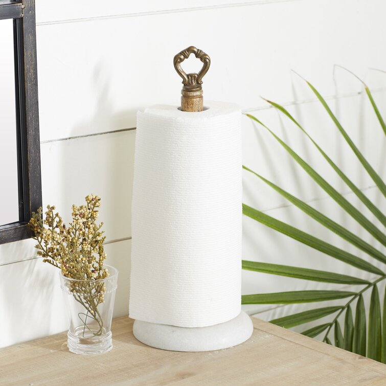 Bloomsbury Market Freestanding Paper Towel Holder Reviews Wayfair   Freestanding Paper Towel Holder 